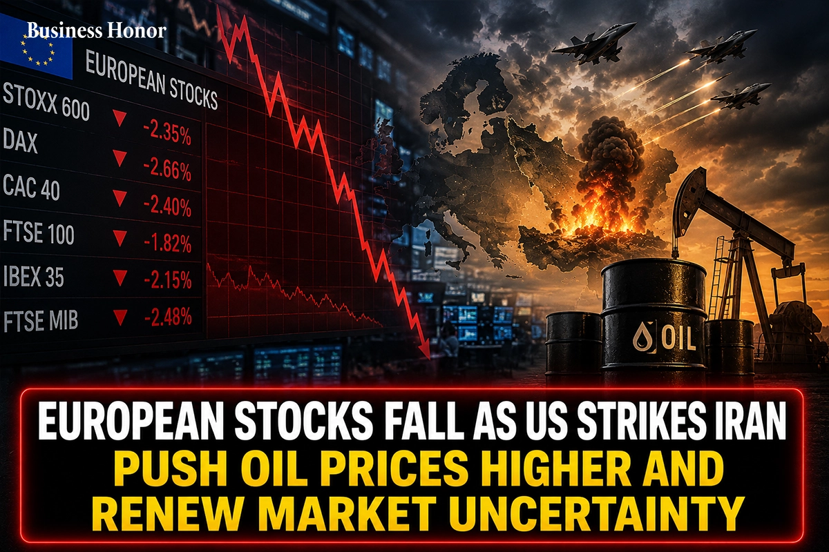  European stocks Fall as US Strikes Iran Push Oil Prices Higher and Renew Market Uncertainty 